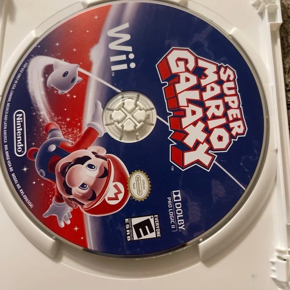 Nintendo Wii Super Mario Galaxy - Red and Blue Cover